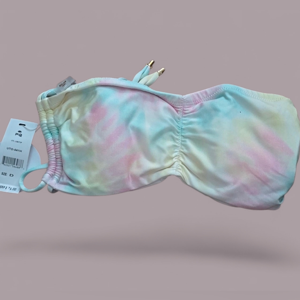 PQ Tie-Dye Bikini Top